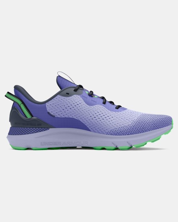 Unisex UA Sonic Trail Running Shoes, Purple, pdpMainDesktop image number 6